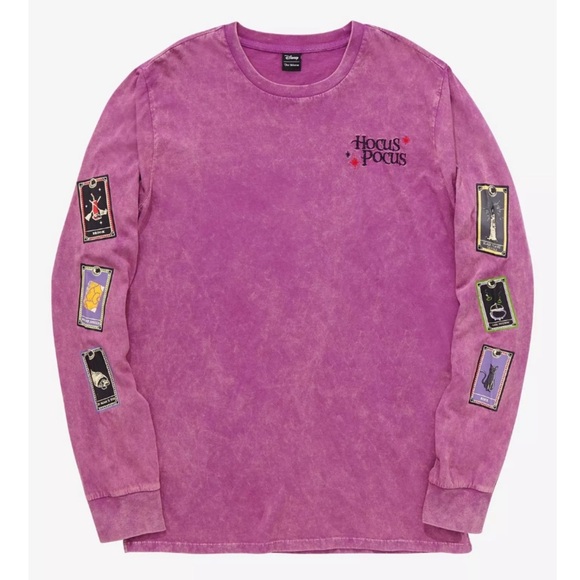Disney Hocus Pocus Tarot Card Long Sleeve T-Shirt - BoxLunch Exclusive Size XL - Picture 12 of 12